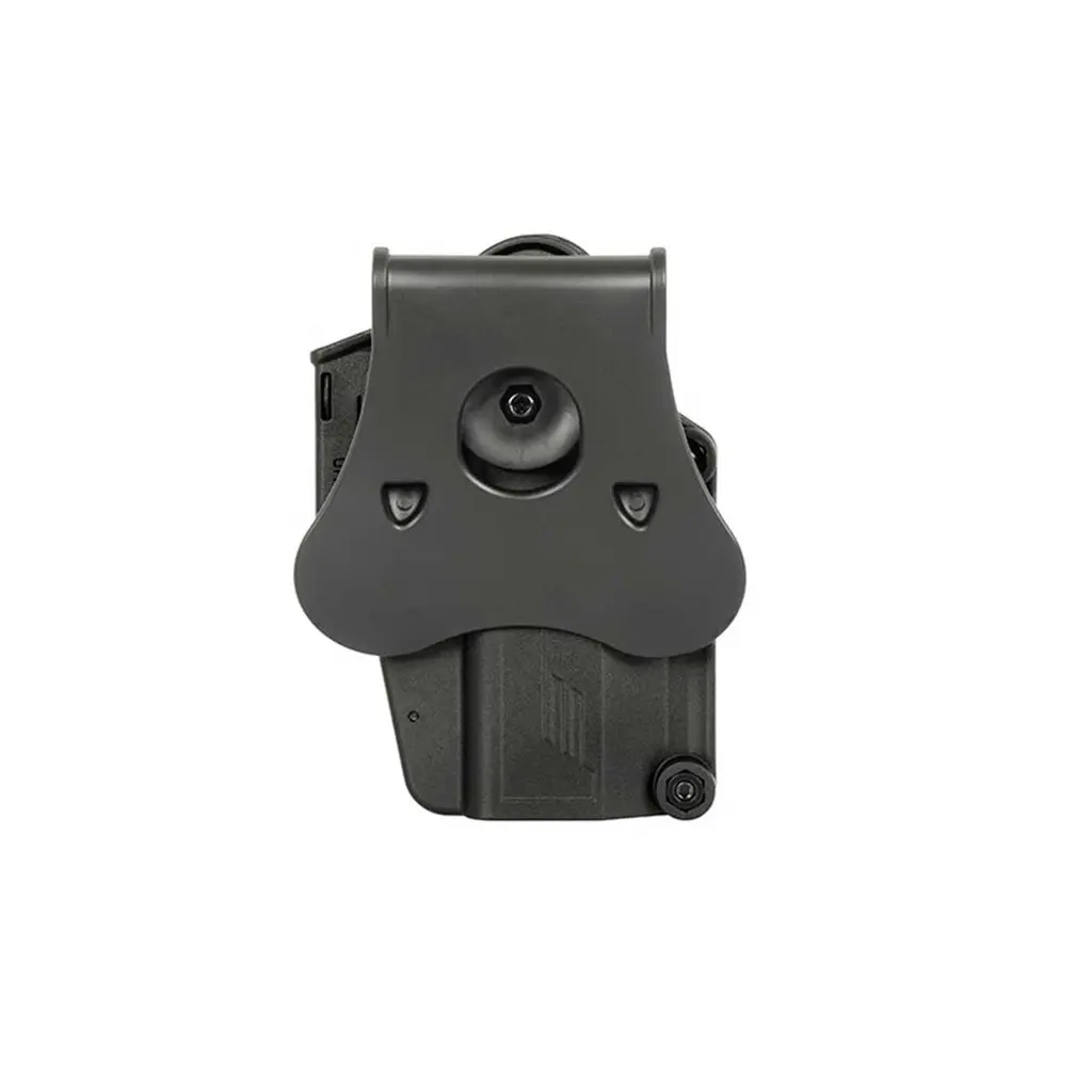 FUNDA PISTOLA RIGIDA ZURDOS AMOMAX UNIVERSAL AM-UH NEGRA.webp