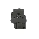 FUNDA PISTOLA RIGIDA ZURDOS AMOMAX UNIVERSAL AM-UH NEGRA.webp