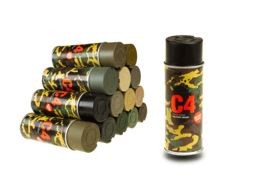 C4 MIL GRADE COLOR SPRAY RAL9021 (ARMAMAT)