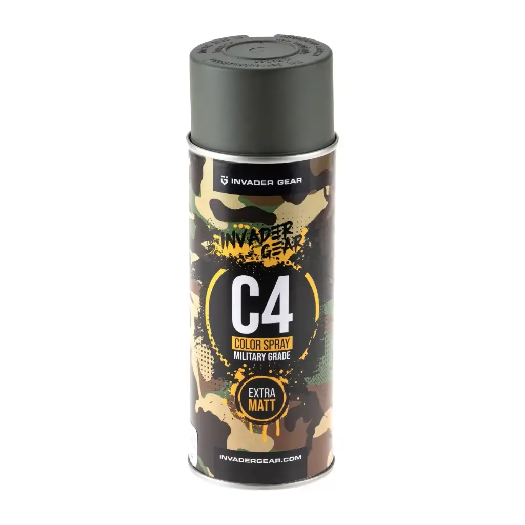C4 MIL GRADE COLOR SPRAY FOLIAGE GREEN (INVADER GEAR)