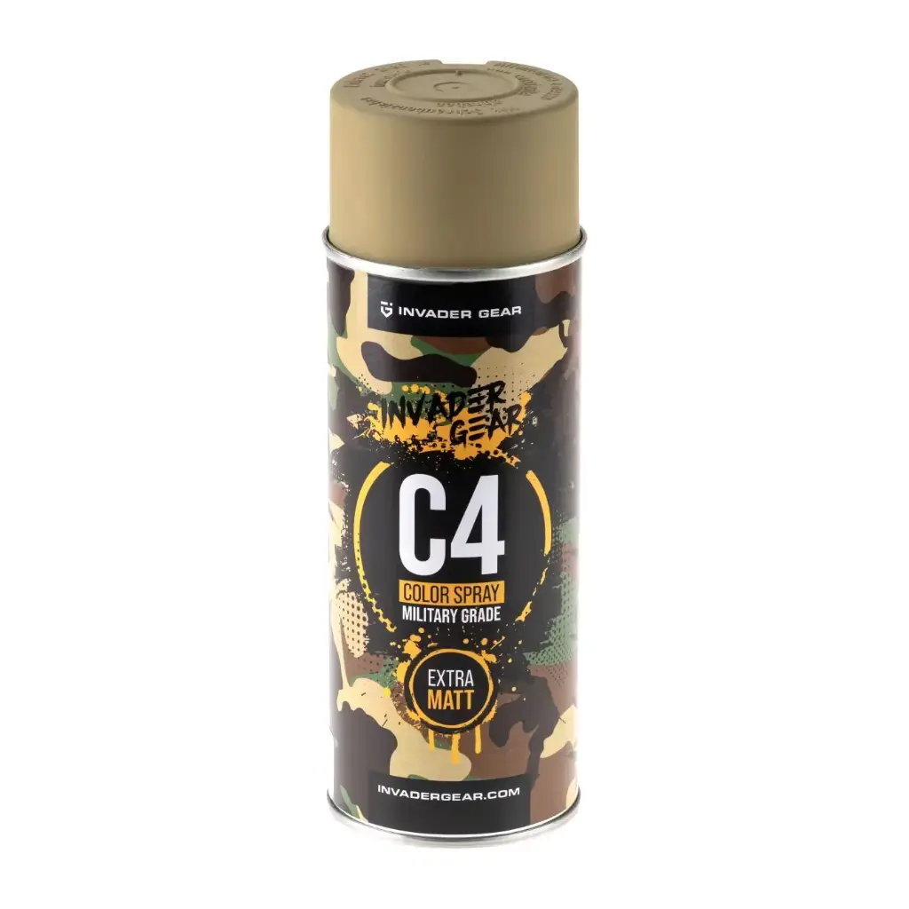 C4 MIL GRADE COLOR SPRAY RAL1040 (INVADER GEAR)