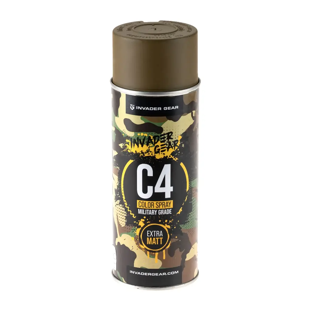 C4 MIL GRADE COLOR SPRAY COYOTE (INVADER GEAR)