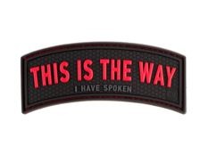 THIS IS THE WAY RUBBER PATCH COLOR (JTG)