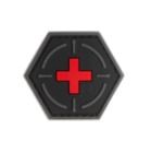 TACTICAL MEDIC RUBBER PATCH BLACKMEDIC (JTG)