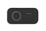 BLOODTYPE RUBBER PATCH 0 NEG BLACKOPS (JTG)