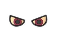 ANGRY EYES RUBBER PATCH COLOR (JTG)