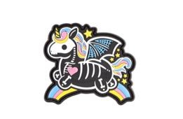 SKELETON UNICORN RUBBER PATCH COLOR (JTG)
