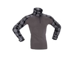 FLANNEL COMBAT SHIRT BLACK (INVADER GEAR) 2XL