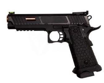 PISTOLA ASG STI COMBAT MASTER 2011 NEGRA