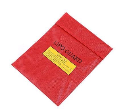 DRAGONPRO DP-LG001 LIPO GUARD BAG 18X23CM RED