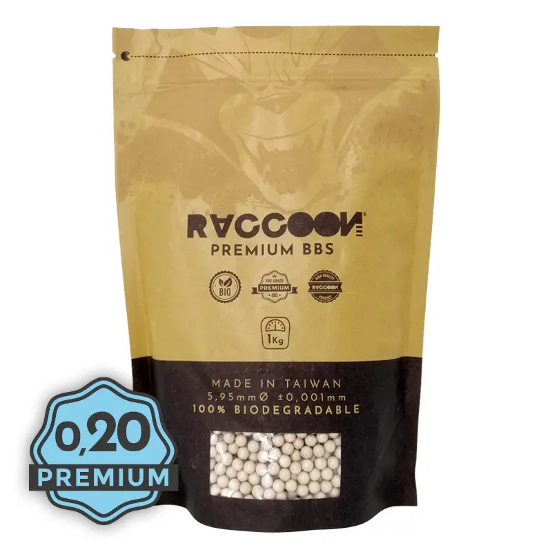 0.20G PREMIUM BIO BBS 1KG (RACCOON)