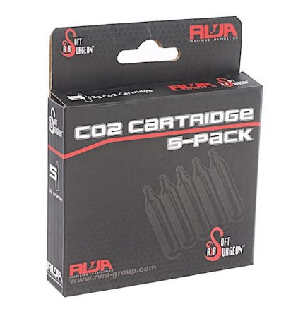 RWA 12G CO2 CAPSULE CARTRIDGE WITH SILICONE (BOX OF 5 PIECES)