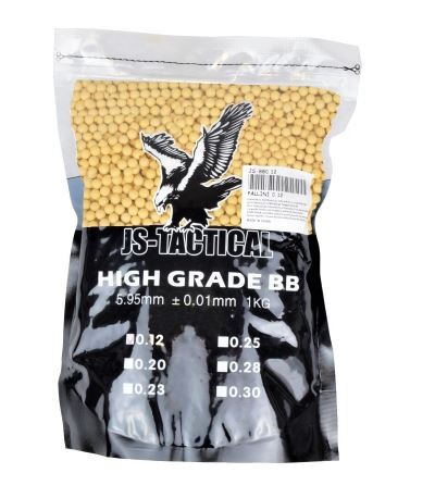 JS-TACTICAL BALL PELLETS 0.12G YELLOW