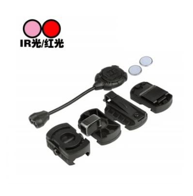 LINTERNA MPSL2 RED/IR PARA CASCO BK WNE05009-BK-RED