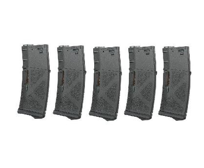 ARCTURUS CARGADOR M4 MOD1 30/130RDS VARIABLE BLK PACK DE 5