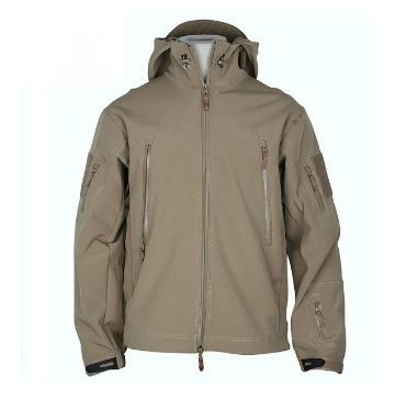 CHAQUETA SHARK SKIN SOFT SHELL TAN M