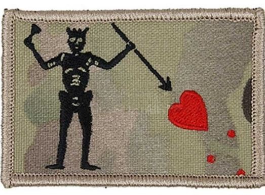 TMC BLACKBEARD VELCRO PATCH (MULTICAM)