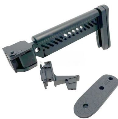 5KU ZENITCO STYLE PT-5 STOCK FOR MARUI AKM GAS RIFLE (BLACK)