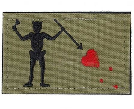 BLACKBEARD VELCRO PATCH COYOTE (TMC)