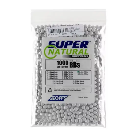 0.43G BIO BB SUPER NATURAL PRECISION 1000RDS (GEOFFS)