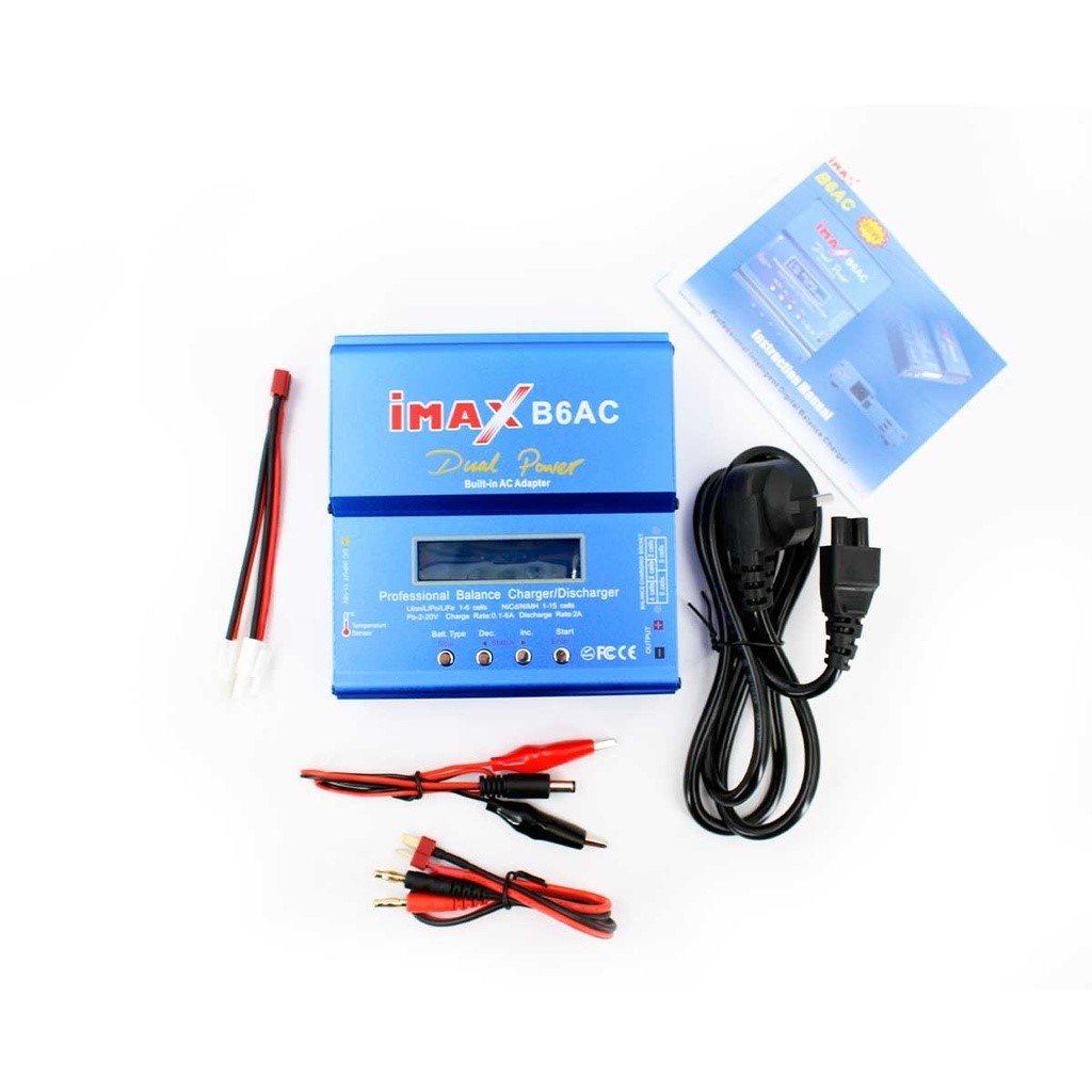 CARGADOR BATERIA IMAX B6AC BALANCEADOR LIPO/LIFE/NIMH 80W