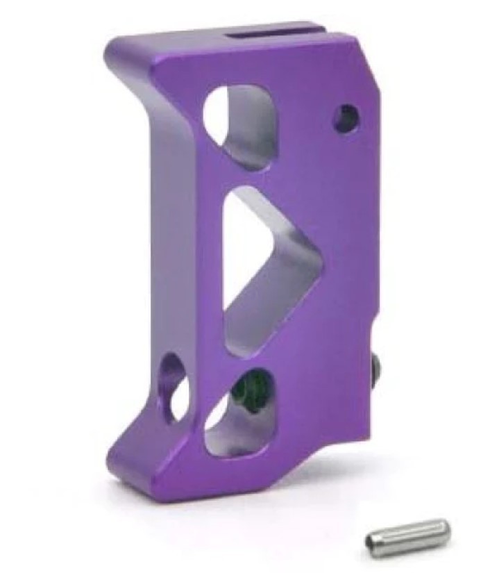 AIP ALUMINIUM TRIGGER (TYPE P) FOR MARUI HICAPA PURPLE/SHORT
