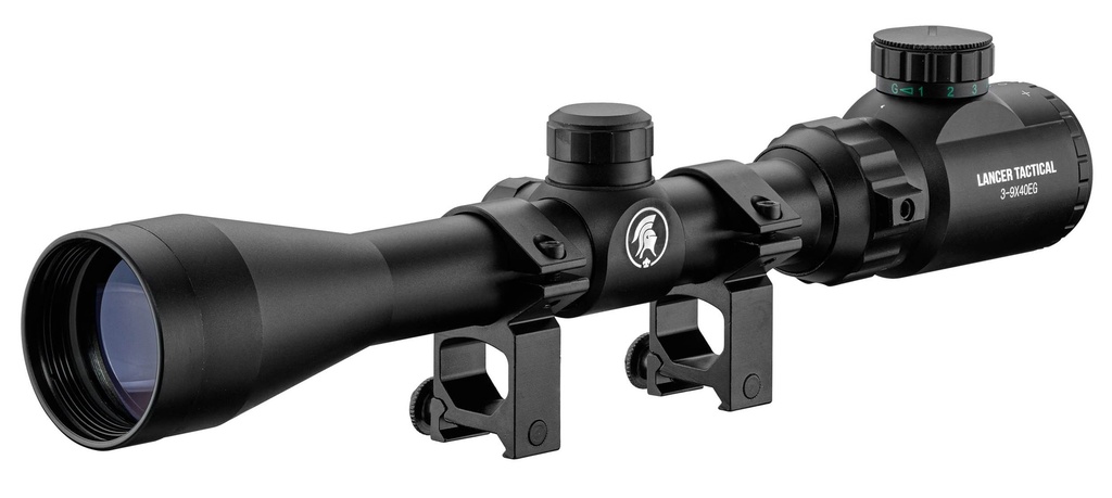 3-9 X 40 ILLUMINATED RED AND GREEN SCOPE LANCER TACTICAL