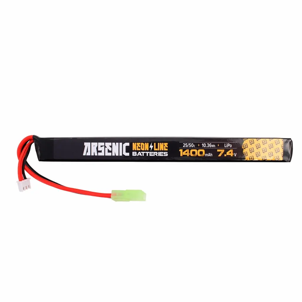 LIPO 7.4V 1400MAH 25C/50C 1STICK TAMIYA (ARSENIC)