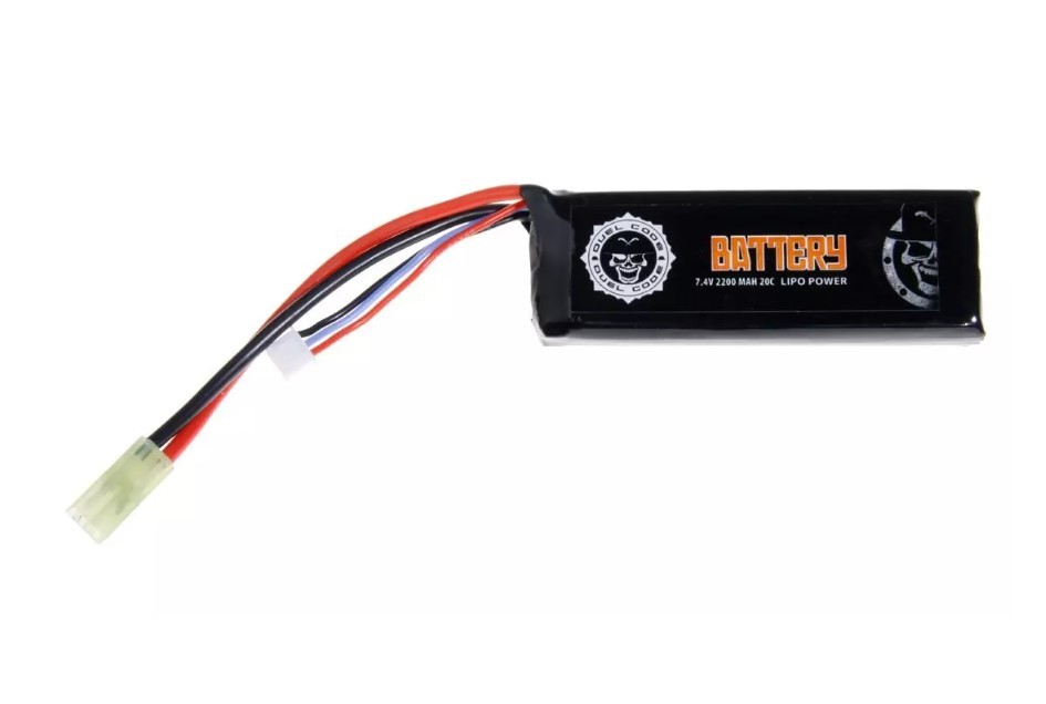 BATERIA LIPO 7.4V 2200 MAH 20C DUEL CODE