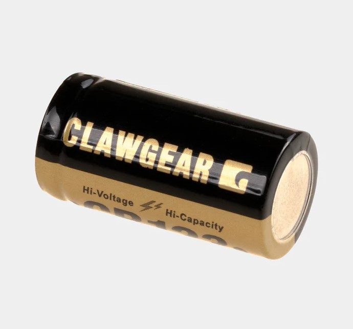 CR123 LITHIUM 3V CLAWGEAR