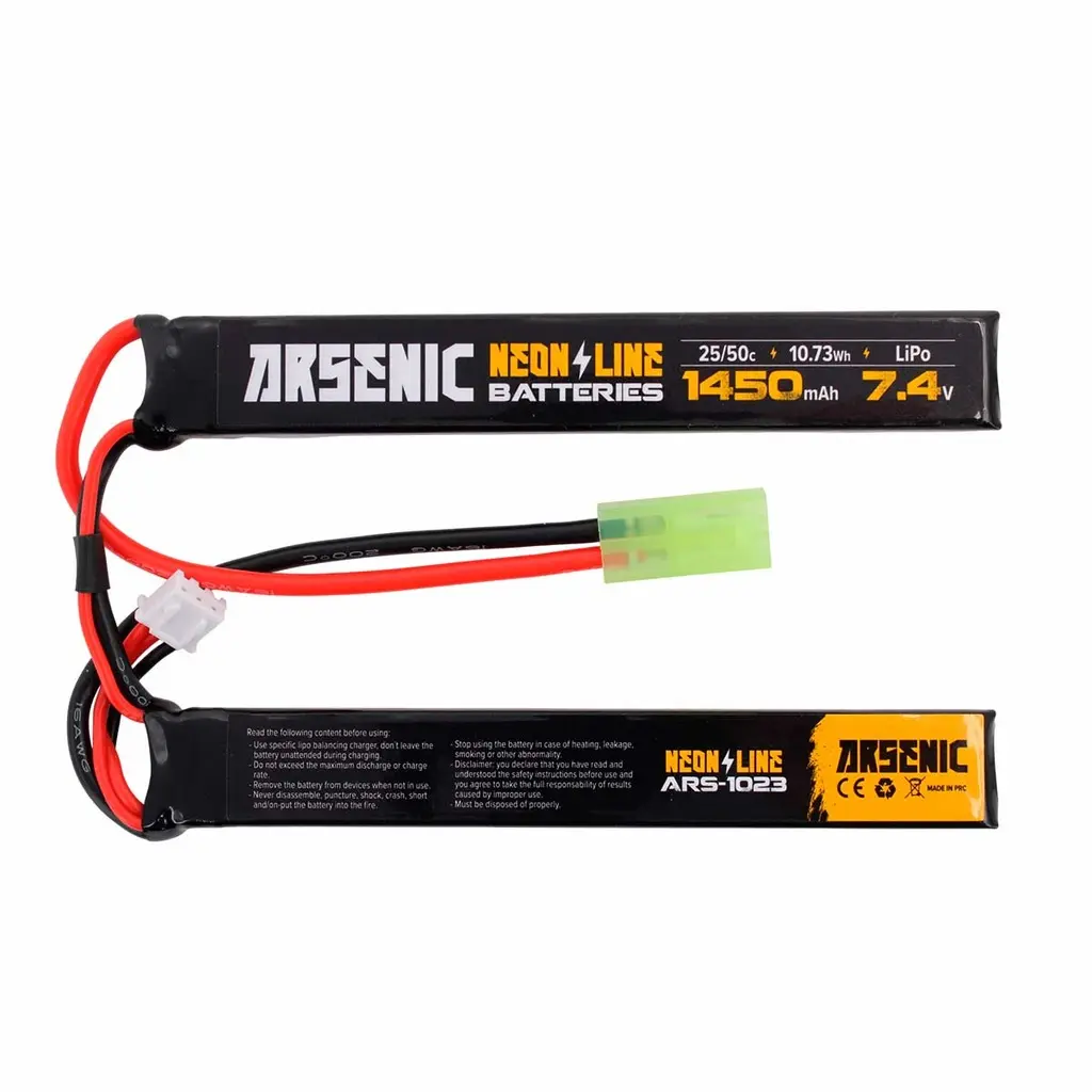 LIPO 7.4V 1450MAH 25C/50C 2STICK TAMIYA (ARSENIC)