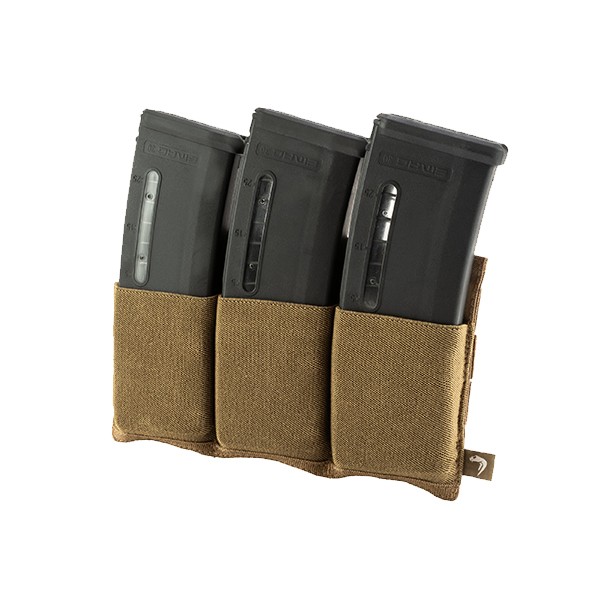 VIPER TRIPLE ELASTIC MAG PLATE POUCH COYOTE