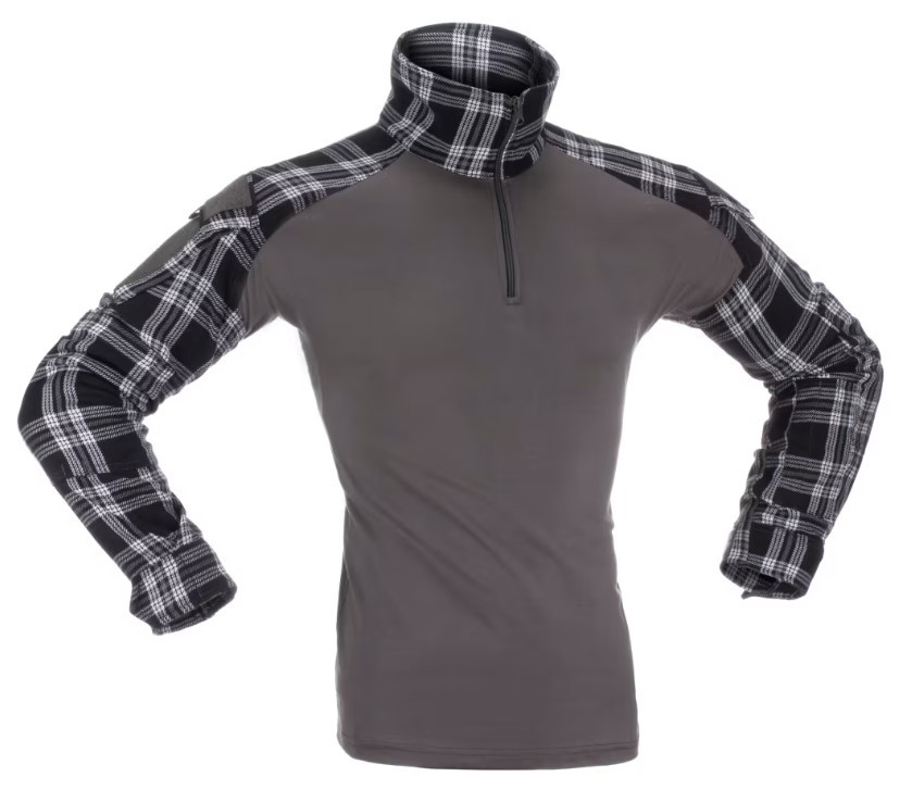 FLANNEL COMBAT SHIRT BLACK (INVADER GEAR) XL