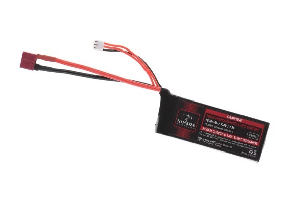 LIPO 7.4V 1500MAH 65C GRAPHENE MINI TYPE T-DEAN (NIMROD)