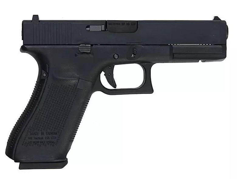 PISTOLA WE G17 V5 FULL METAL NEGRA