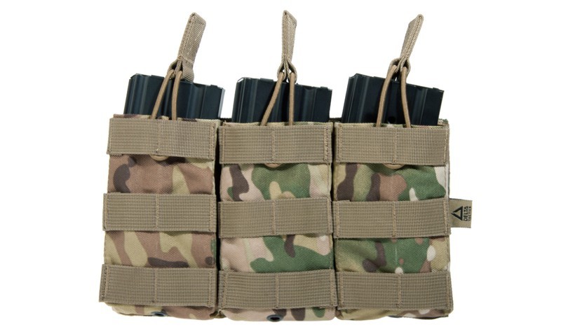 PORTACARGADOR TRIPLE M4 MULTICAM (DELTA TACTICS)