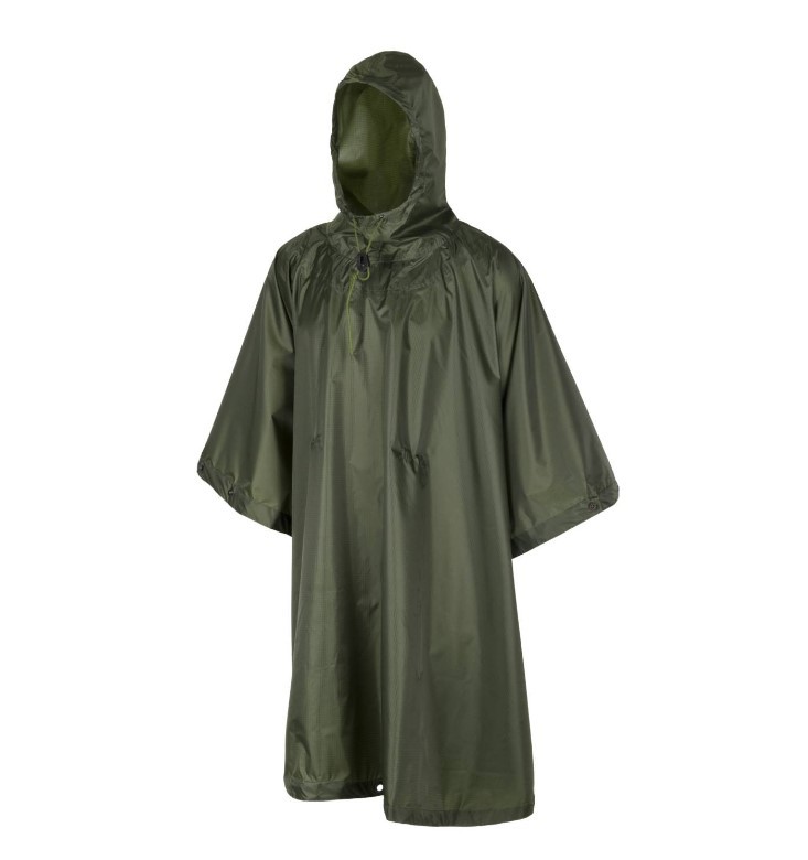HELIKON-TEX PONCHO U.S. MODEL OLIVE GREEN
