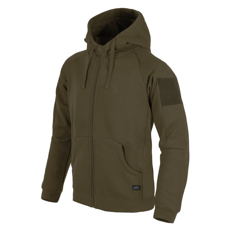 HELIKON-TEX URBAN TACTICAL HOODIE LITE FULL ZIP GREEN 2XL