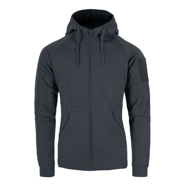 HELIKON-TEX URBAN TACTICAL HOODIE LITE FULL ZIP GREY XL