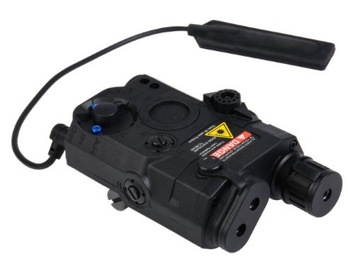 EXTERNO AN/PEQ-15 LASER VERDE PORTABATERIA FMA NEGRO