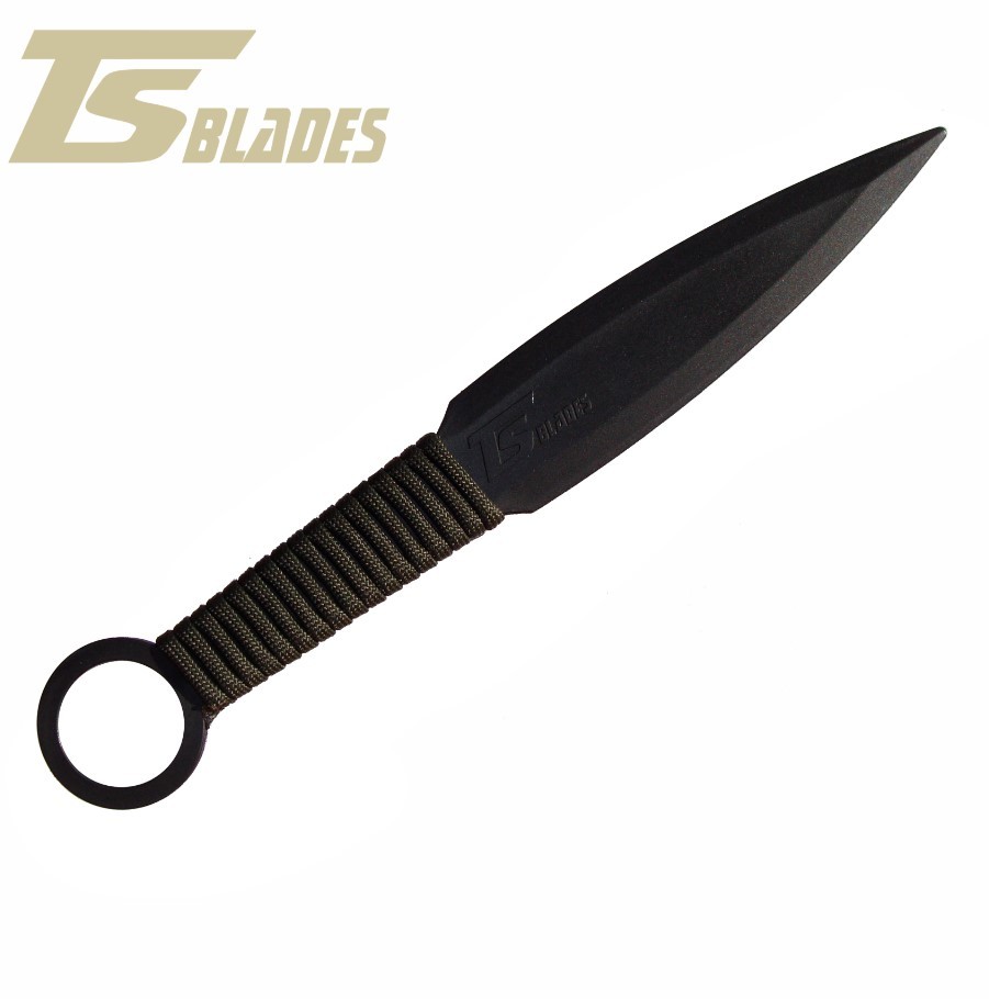 TS BLADES KUNAI G3 - PARACORD BLACK