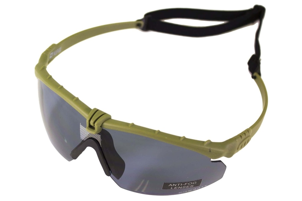 BATTLE PRO THERMAL GREEN / SMOKE SUNGLASSES - NUPROL