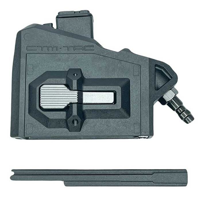 CTM FUKU-2 M4 HPA ADAPTER FOR G17 & AAP01 GAS PISTOL (BLACK/SILVER)