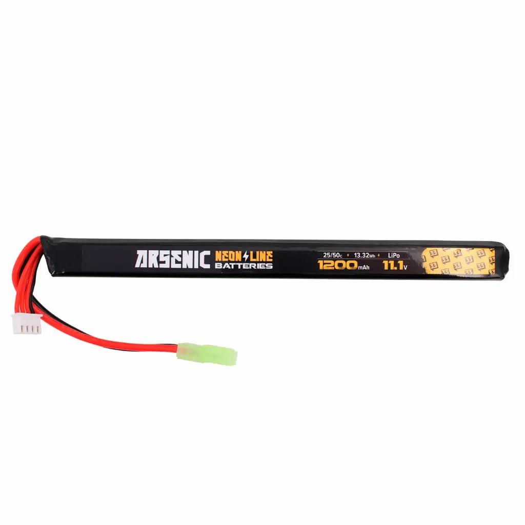 BATERIA ARSENIC PRO LIPO 11.1V 1200MAH 25C/50C 1STICK NEGRA