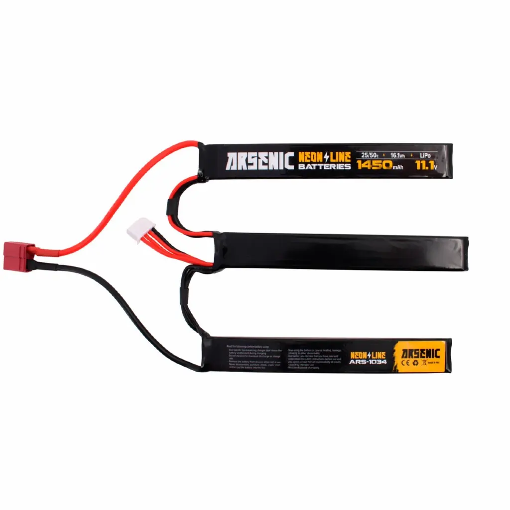 LIPO 11.1V 1450MAH 25C/50C 3STICK T-DEAN (ARSENIC)
