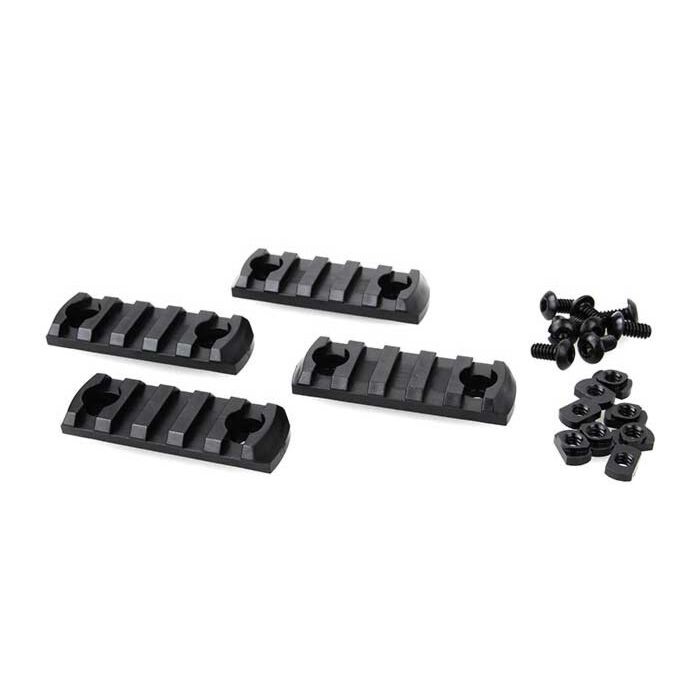 AABB 5 SLOT 20MM NYLON RAIL SET FOR M-LOK HAND GUARD