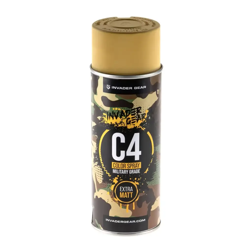 C4 MIL GRADE COLOR SPRAY RAL1002 (INVADER GEAR)