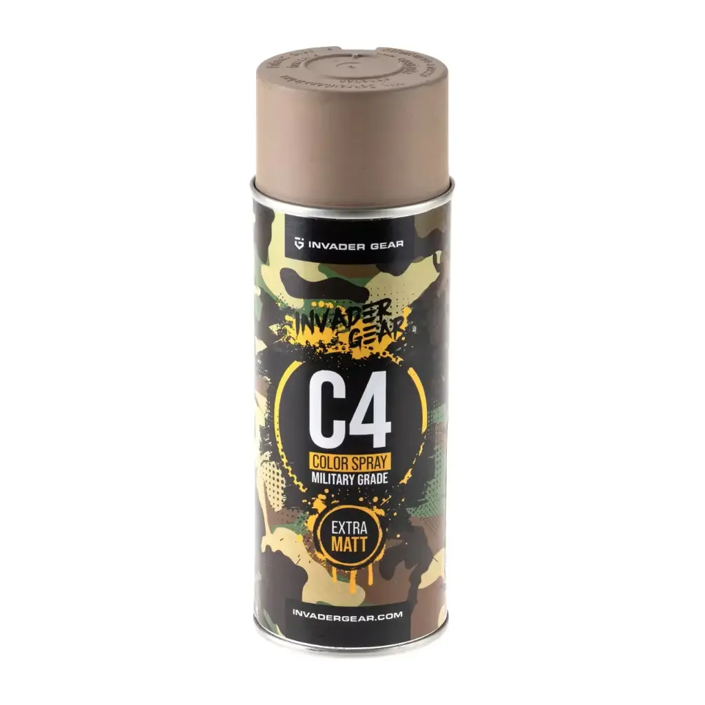C4 MIL GRADE COLOR SPRAY RAL1019 (INVADER GEAR)