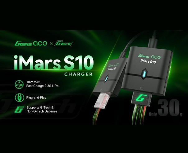 CARGADOR LIPO GENS ACE IMARS S10 G-TECH PORTABLE