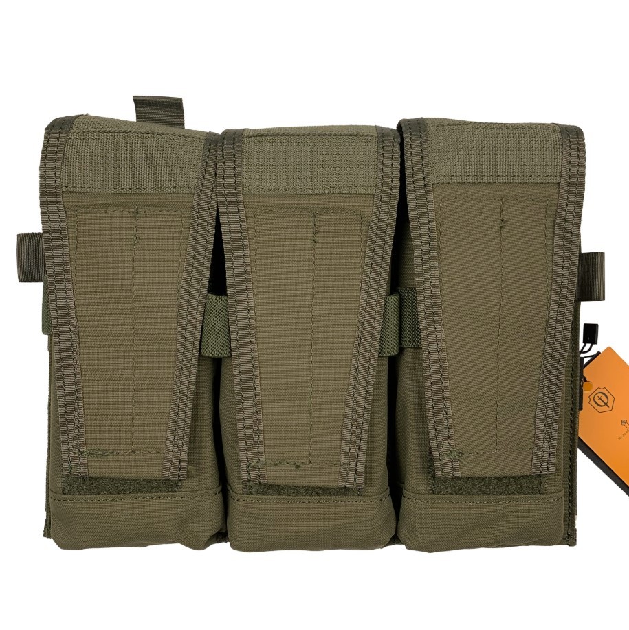 CONQUER CVS TRIPLE RIFLE MAG POUCH - RG